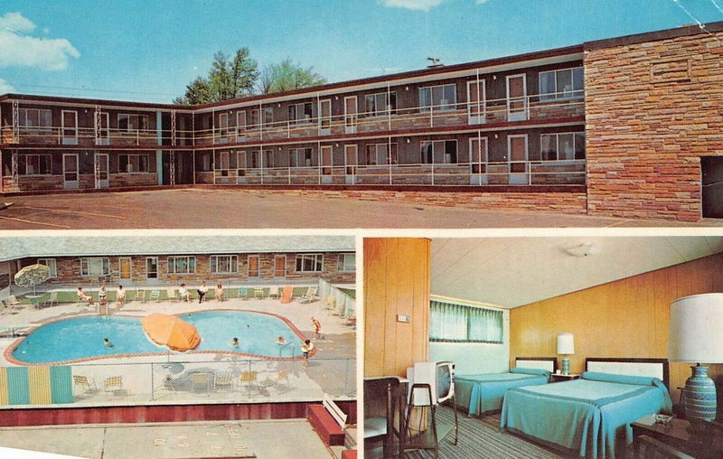Big Rapids Motel - Vintage Postcard (newer photo)